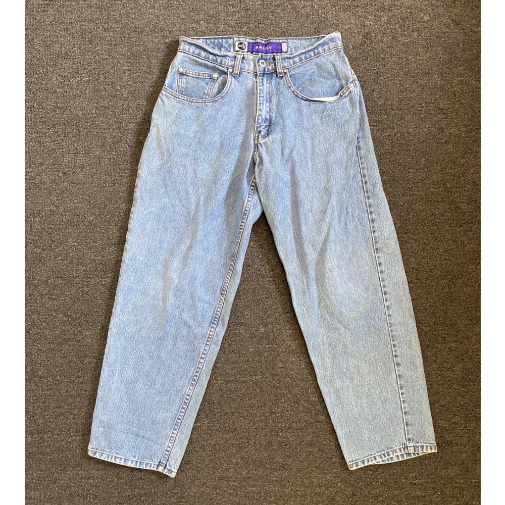 Vintage Levi's SilverTab Baggy Jeans Light Wash Blue Mens 30x30 90s Denim Street